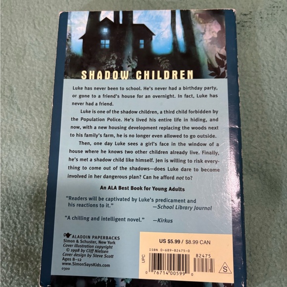 Among the Hidden By Margaret Peterson Haddix - Aladdin Fiction - Soft Cover - Picture 3 of 9